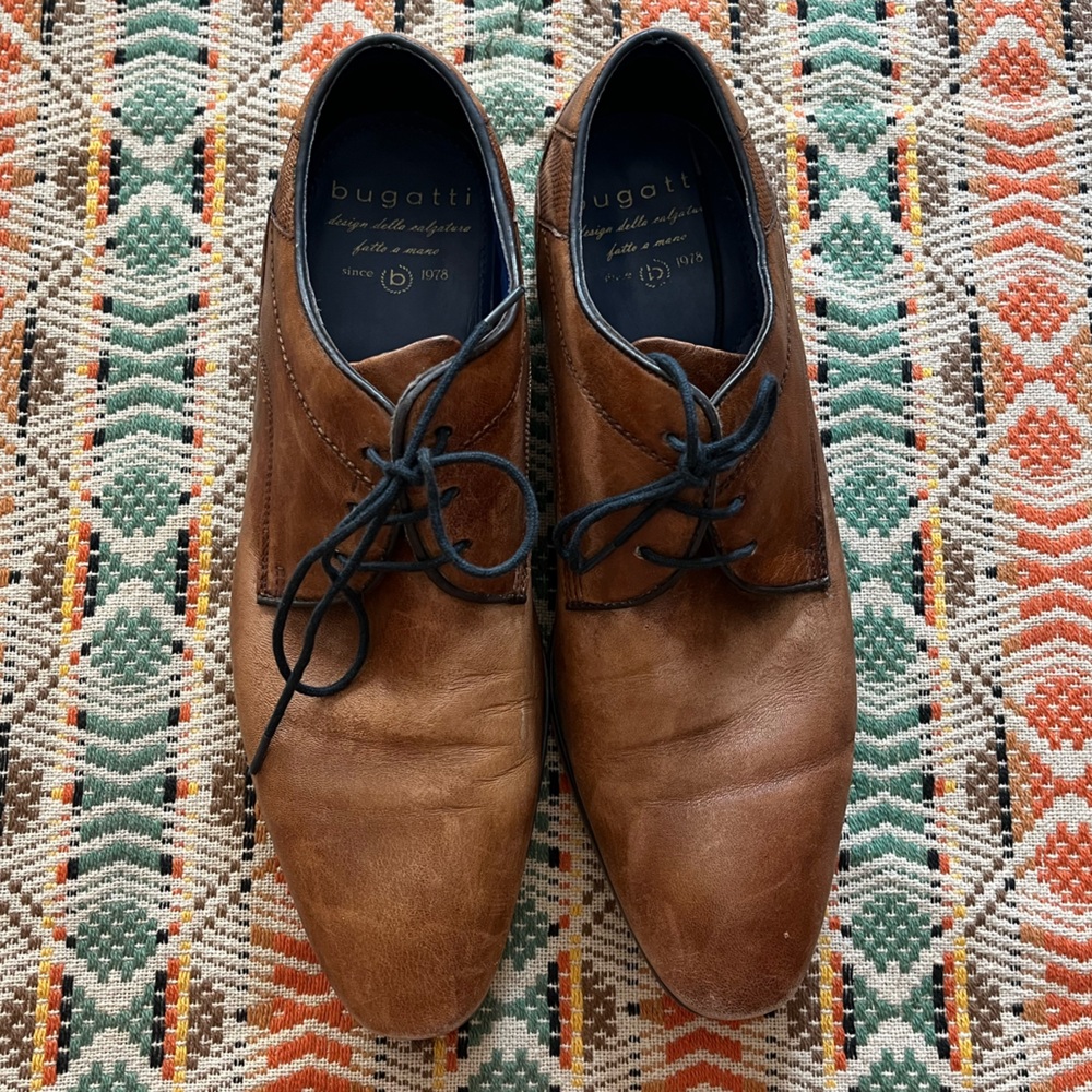 Bugatti leather dress shoes men’s 43/9